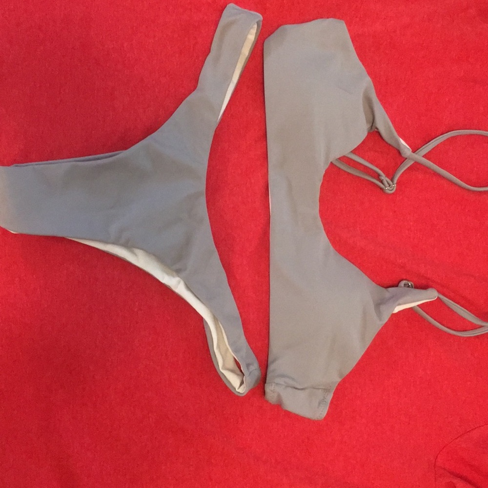 Gray swimsuit acacia like brand NEW